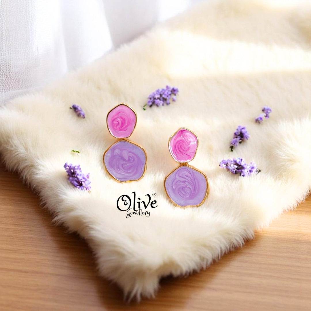 Enamel Earrings -410