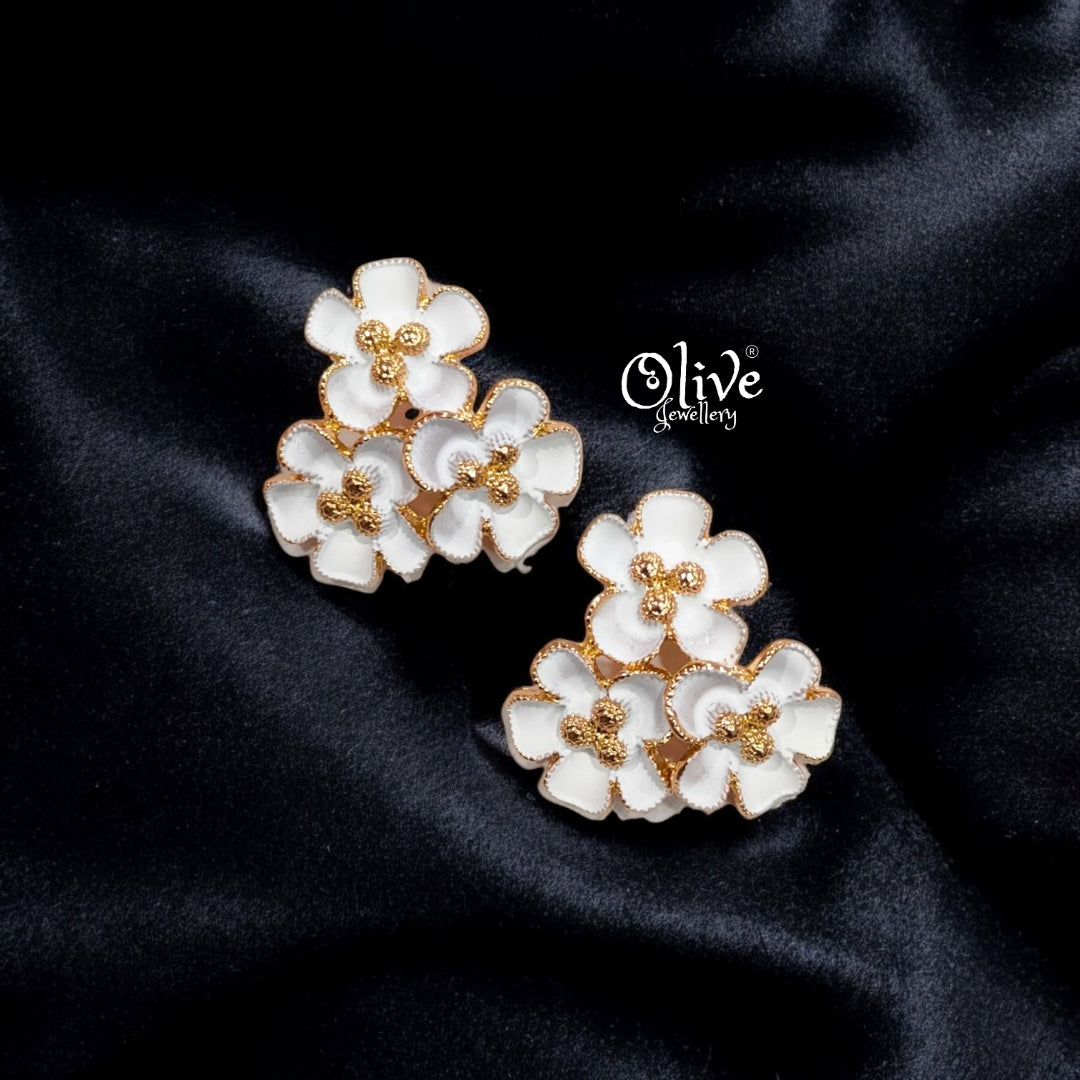 Enamel Earrings -421