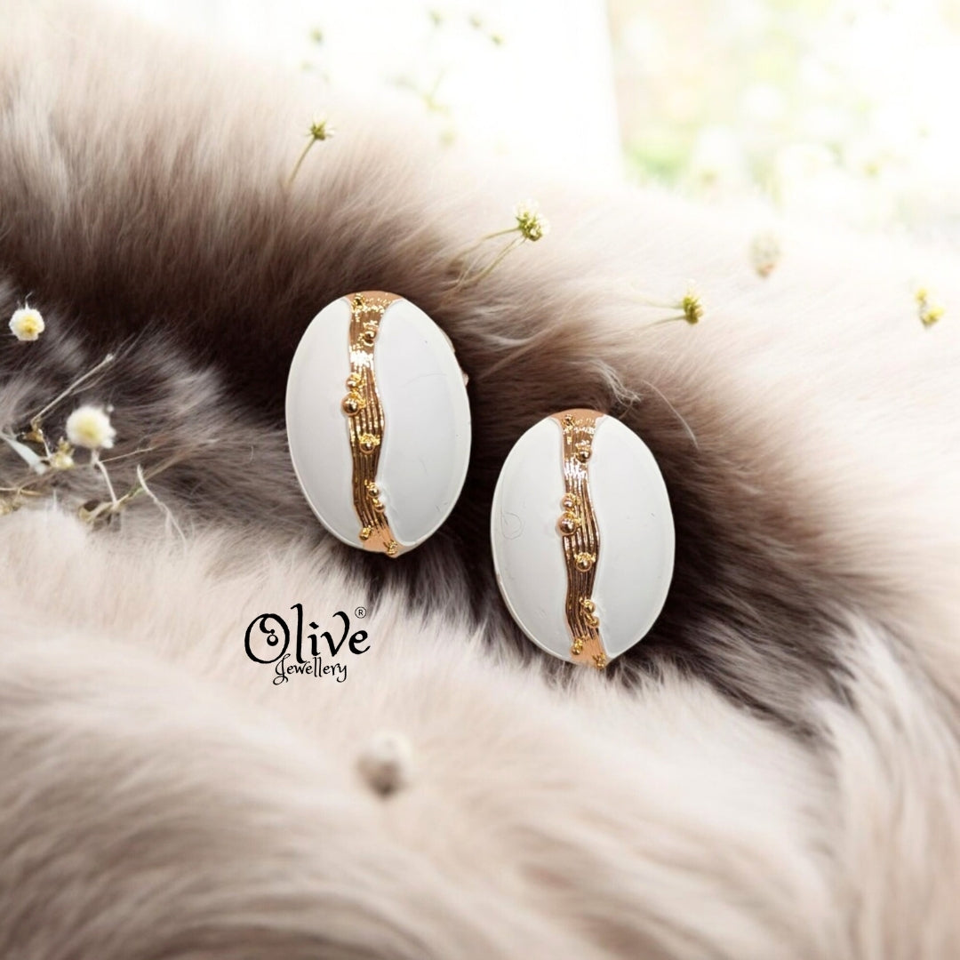 Enamel Earrings -423