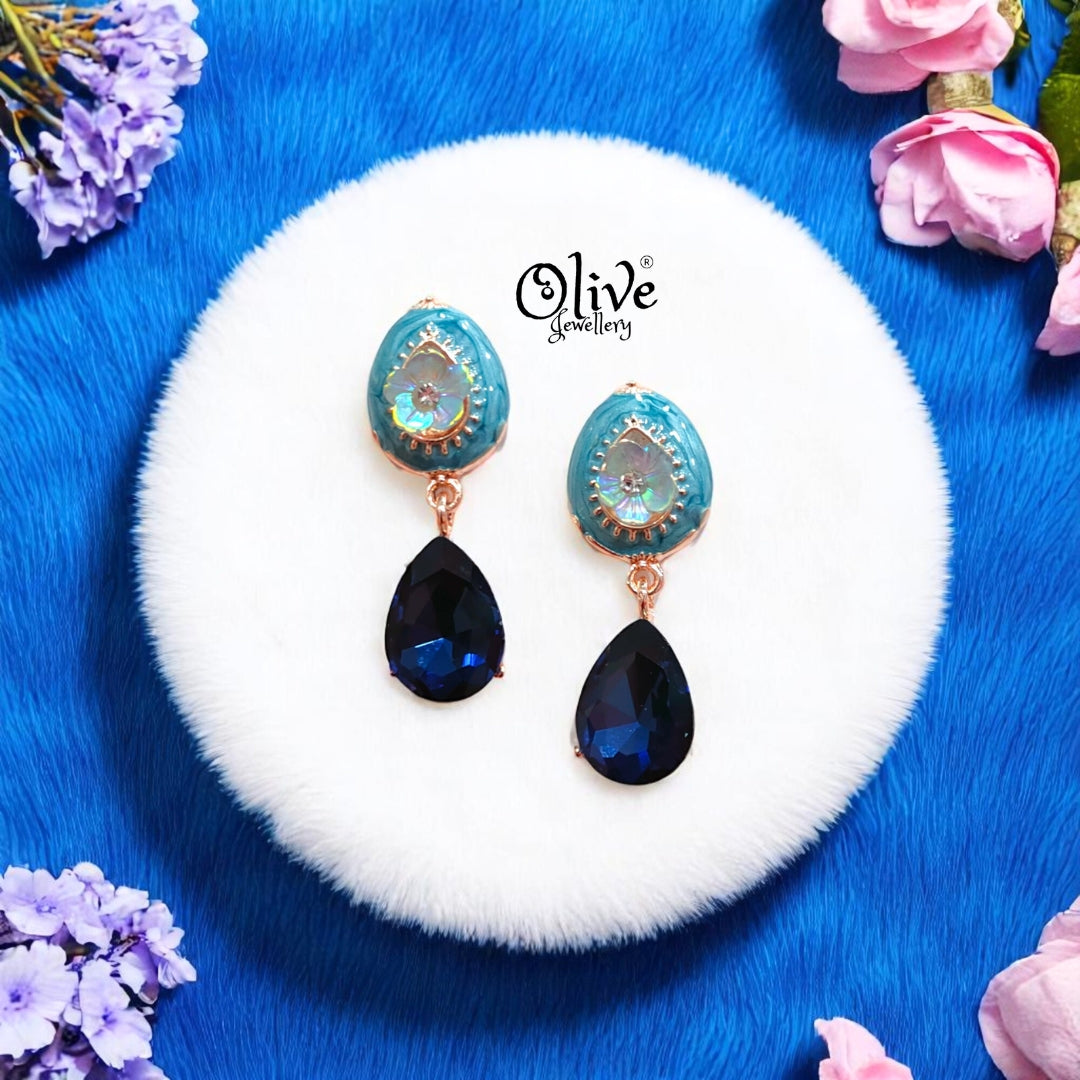 Enamel Earrings -502