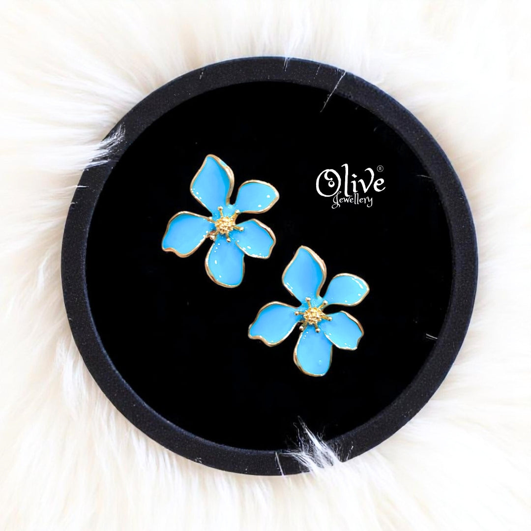 Enamel Earrings -526