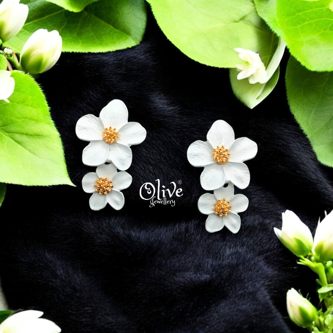 Enamel Earrings - 538