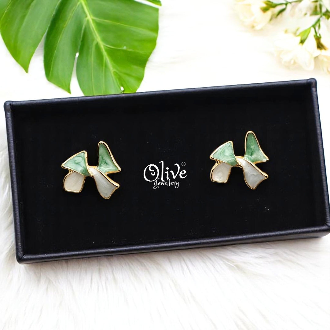 Enamel Earrings - 552