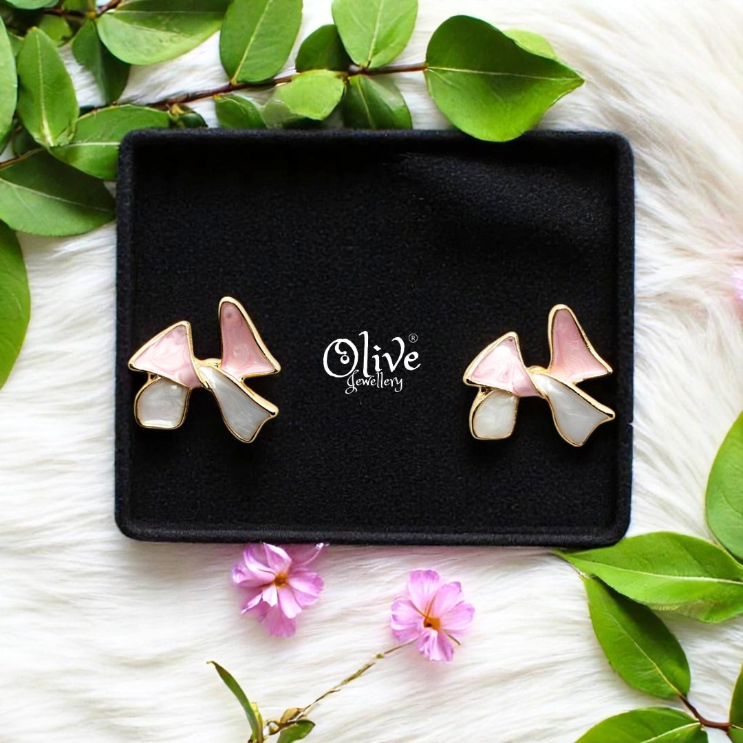 Enamel Earrings - 552