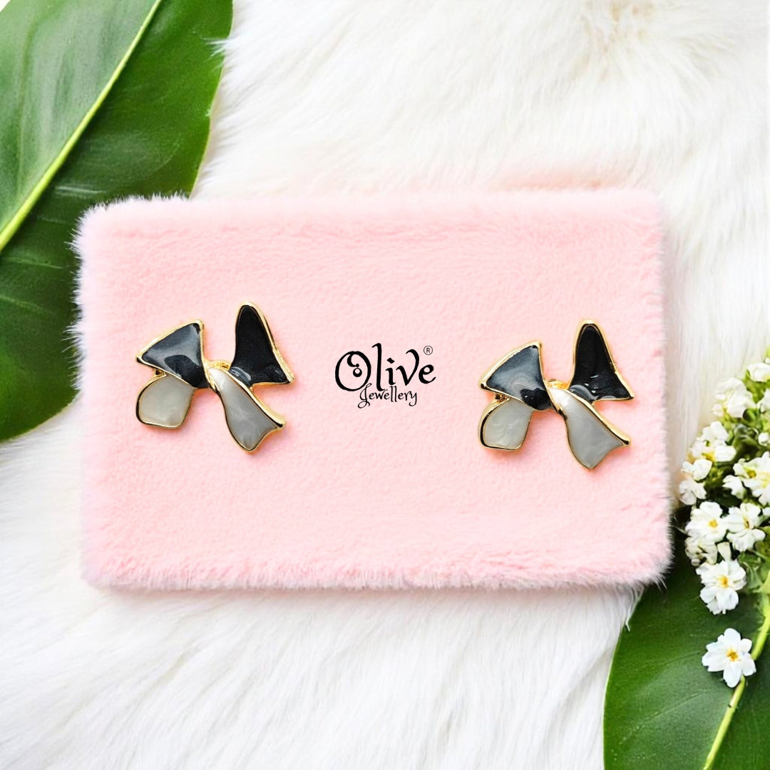 Enamel Earrings - 552