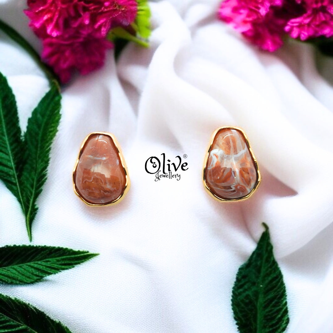 Enamel Earrings - 570