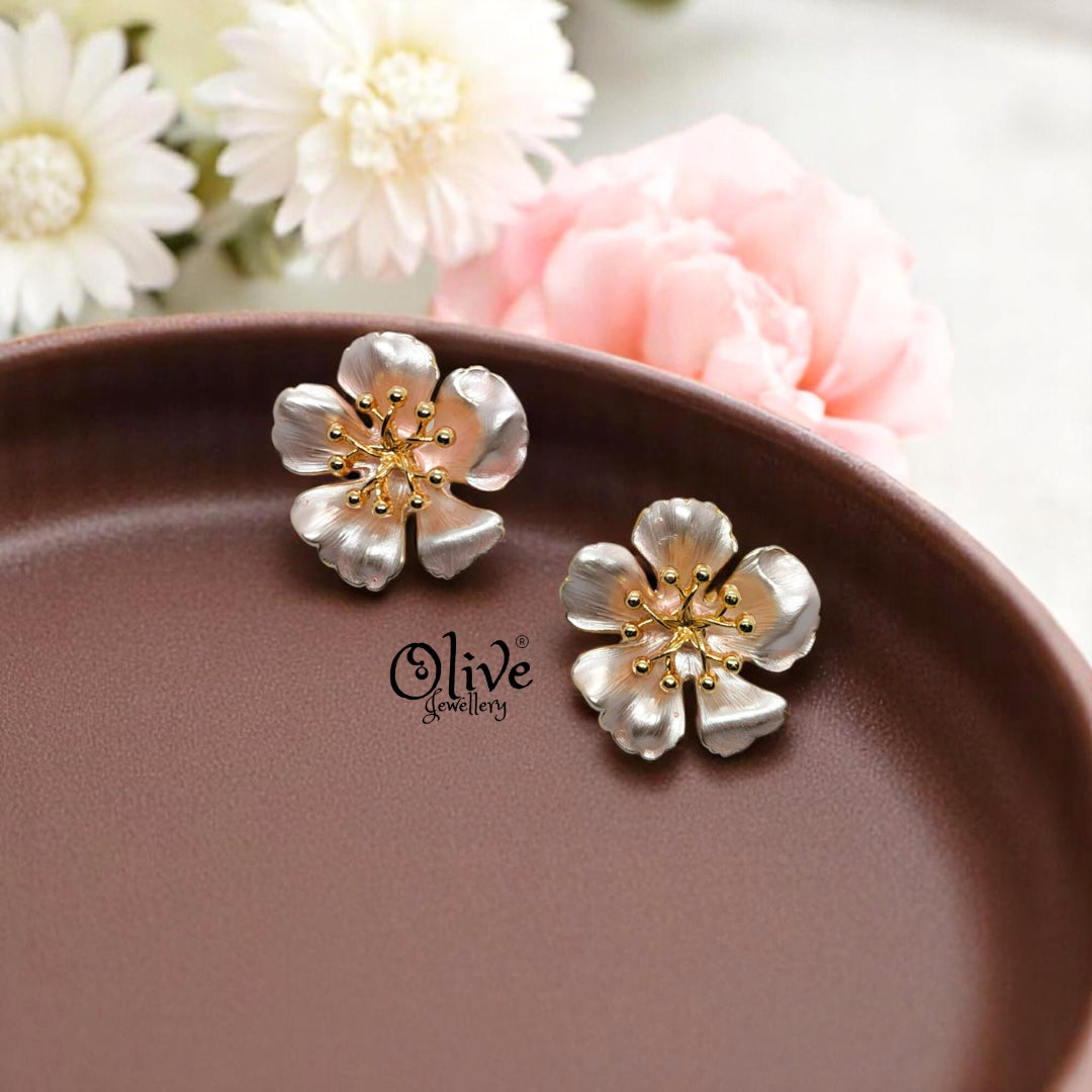 Enamel Earrings - 644