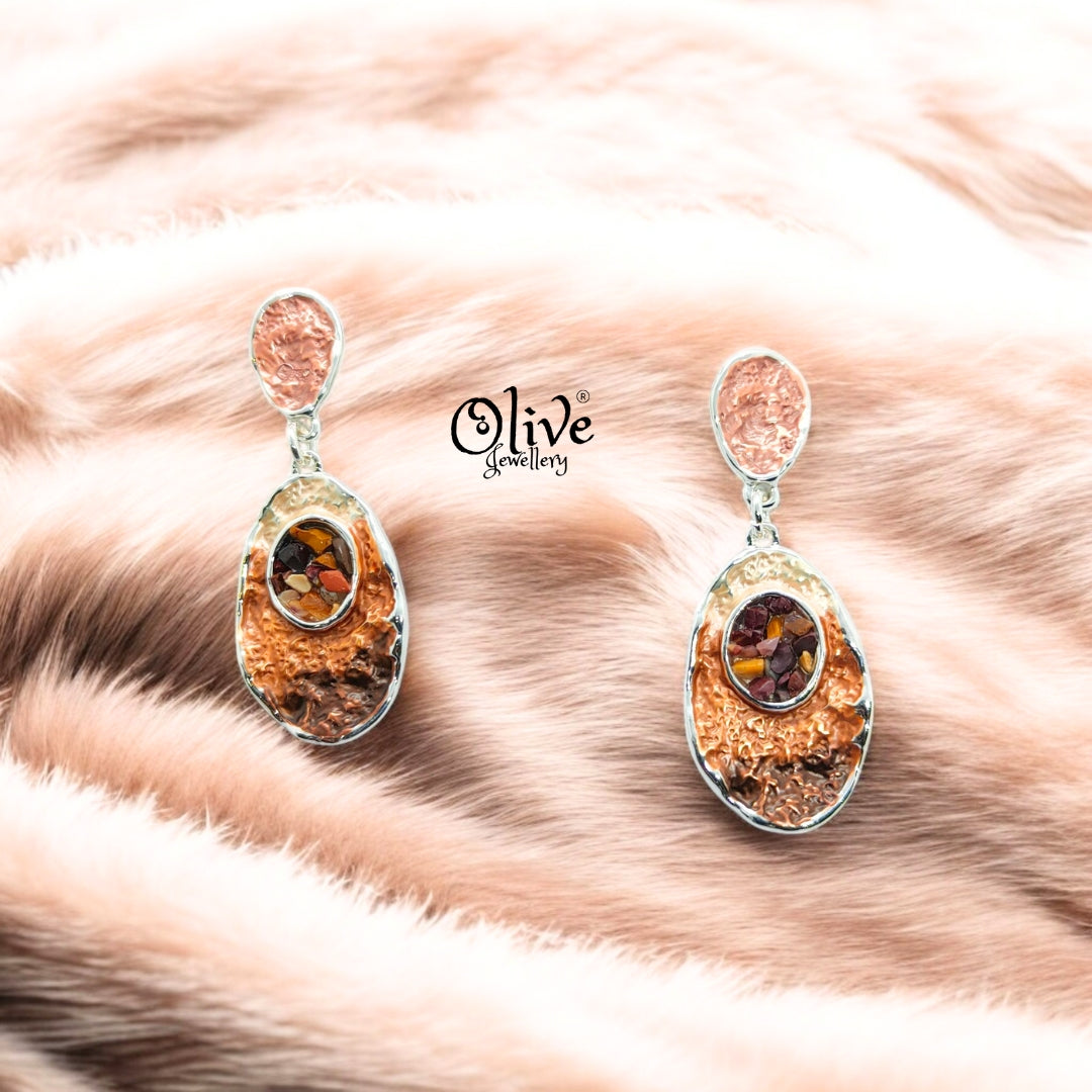 Enamel Earrings - 650