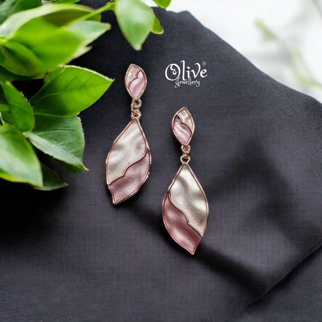 Enamel Earrings - 653