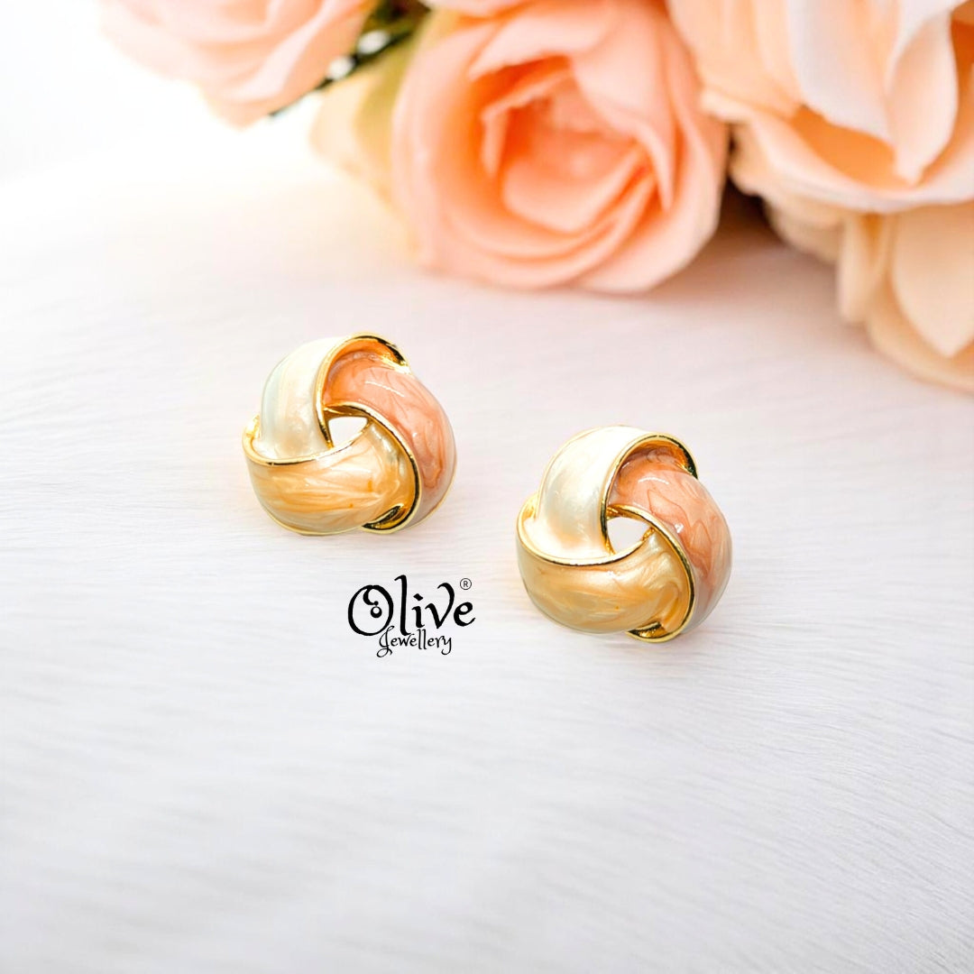 Enamel Earrings - 659