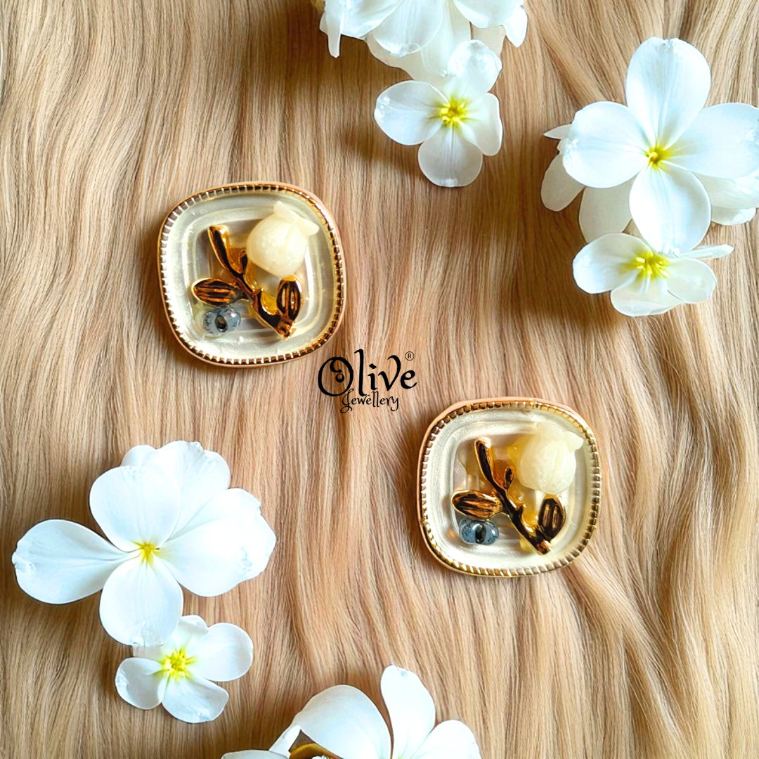 Enamel Earrings - 260