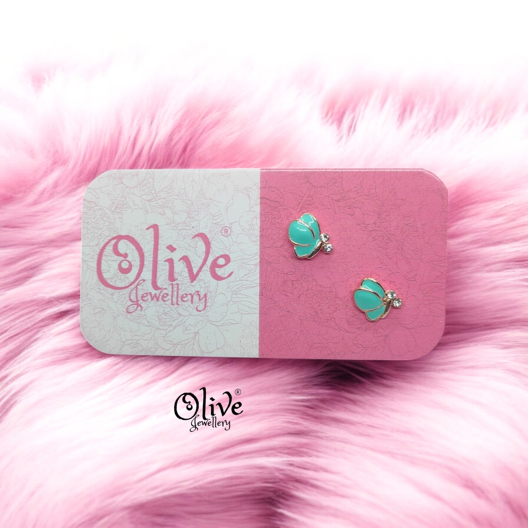 Enamel Earrings - 790