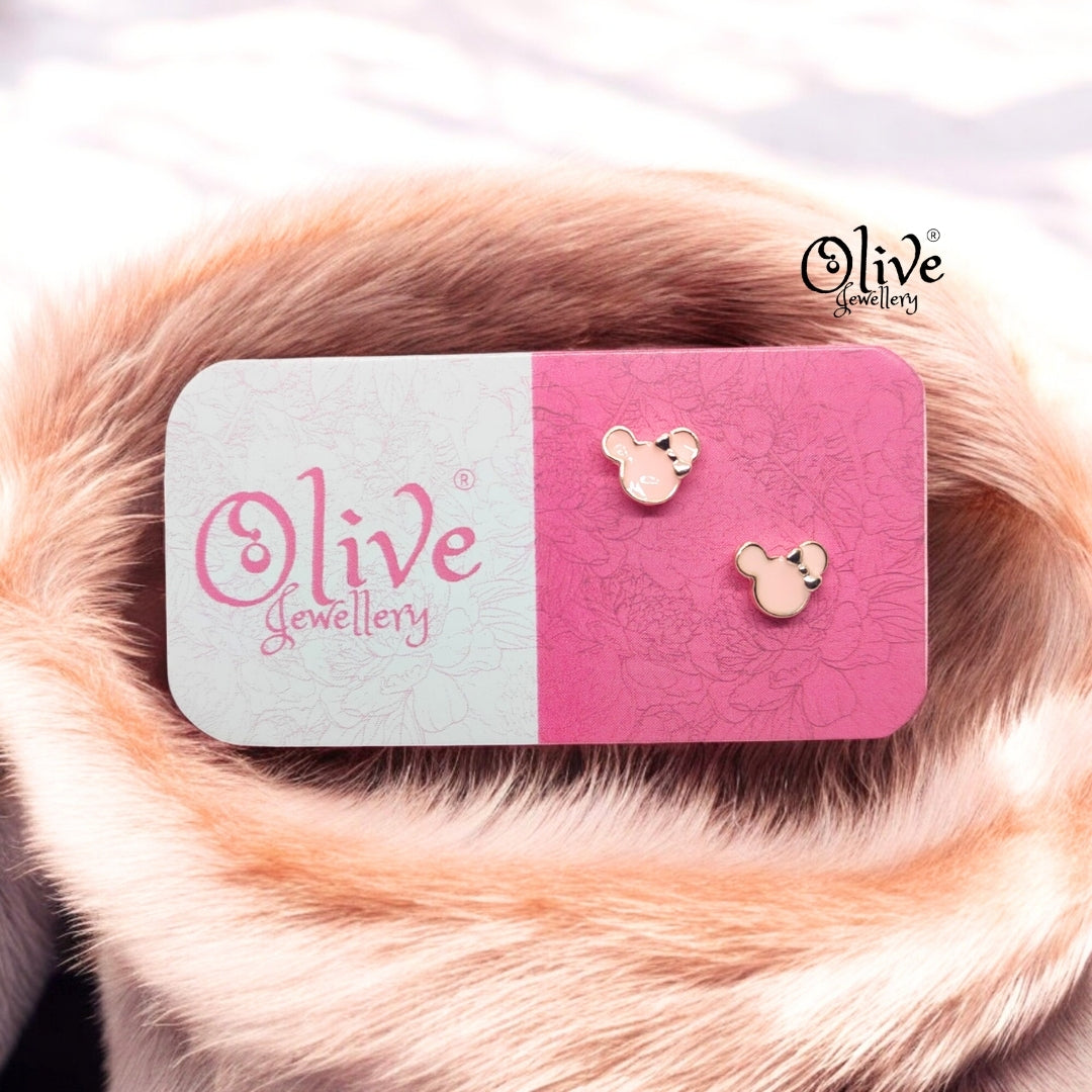 Enamel Earrings - 849