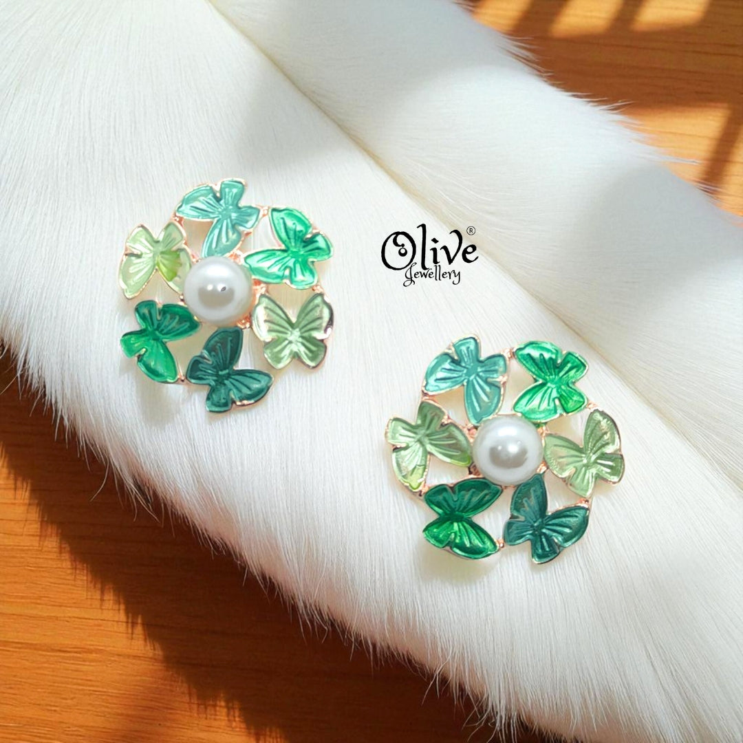 Enamel Earrings - 907