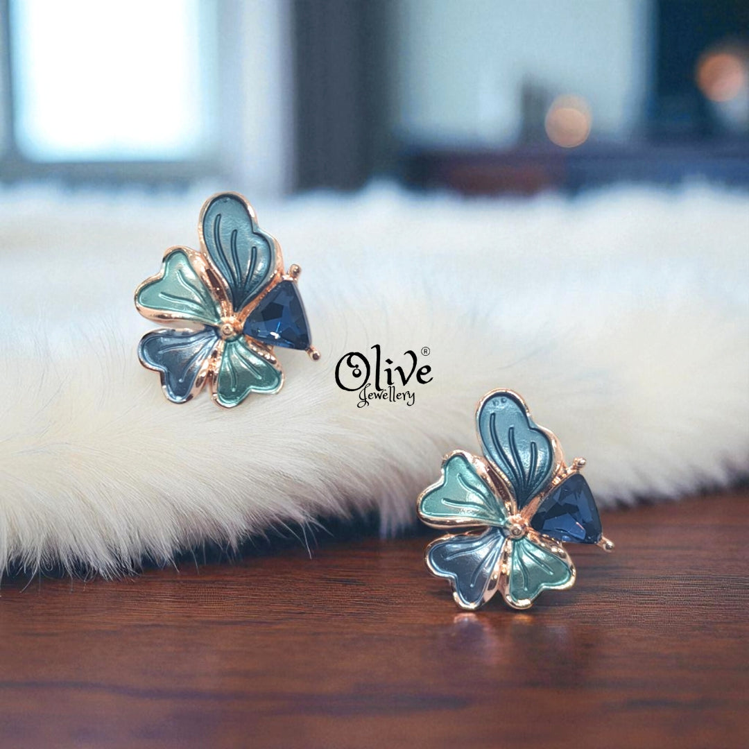 Enamel Earrings - 913