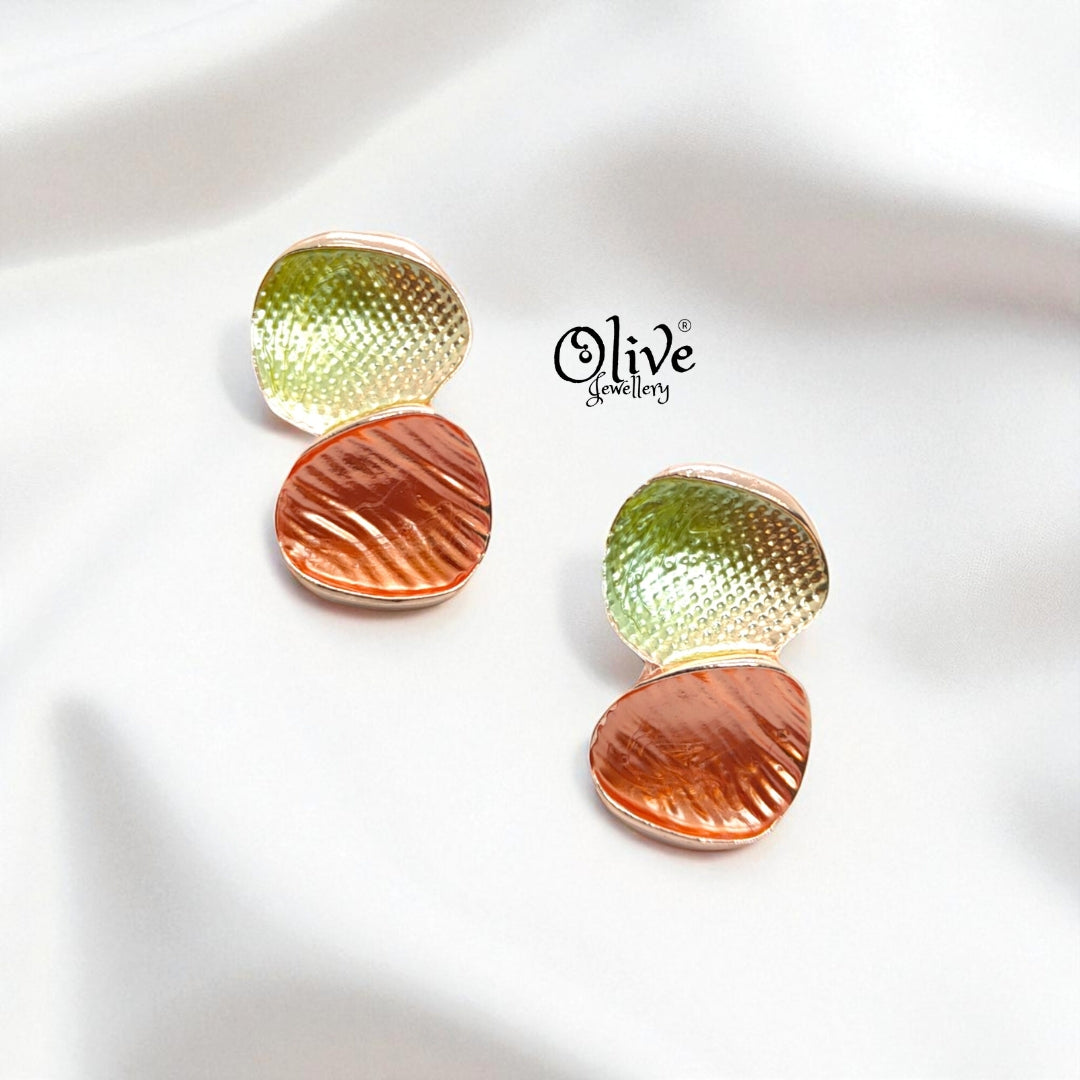 Enamel Earrings-974