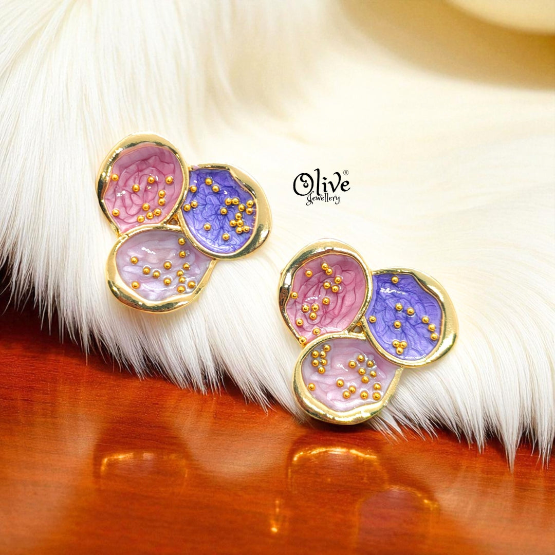 Enamel Earrings-1043