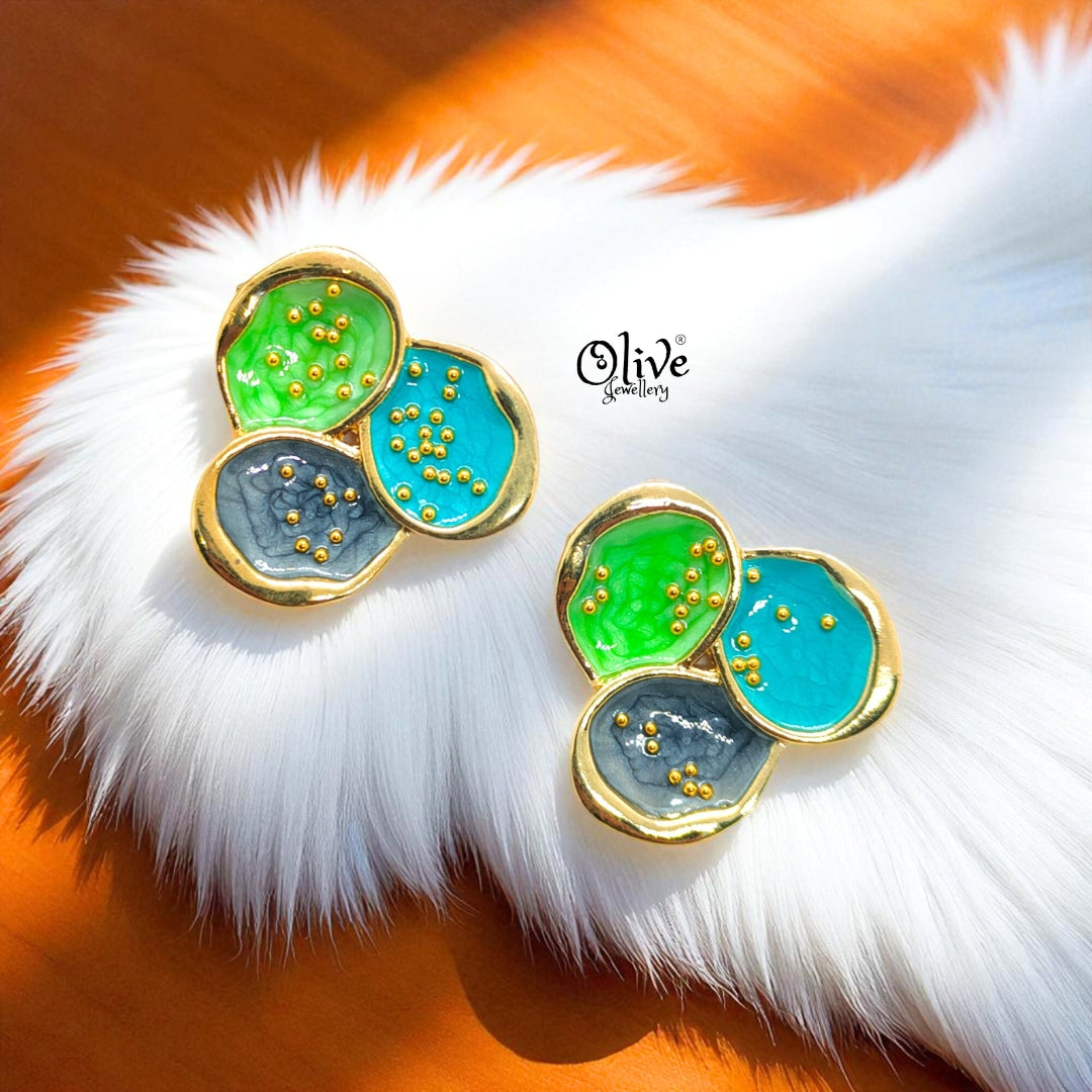 Enamel Earrings-1043