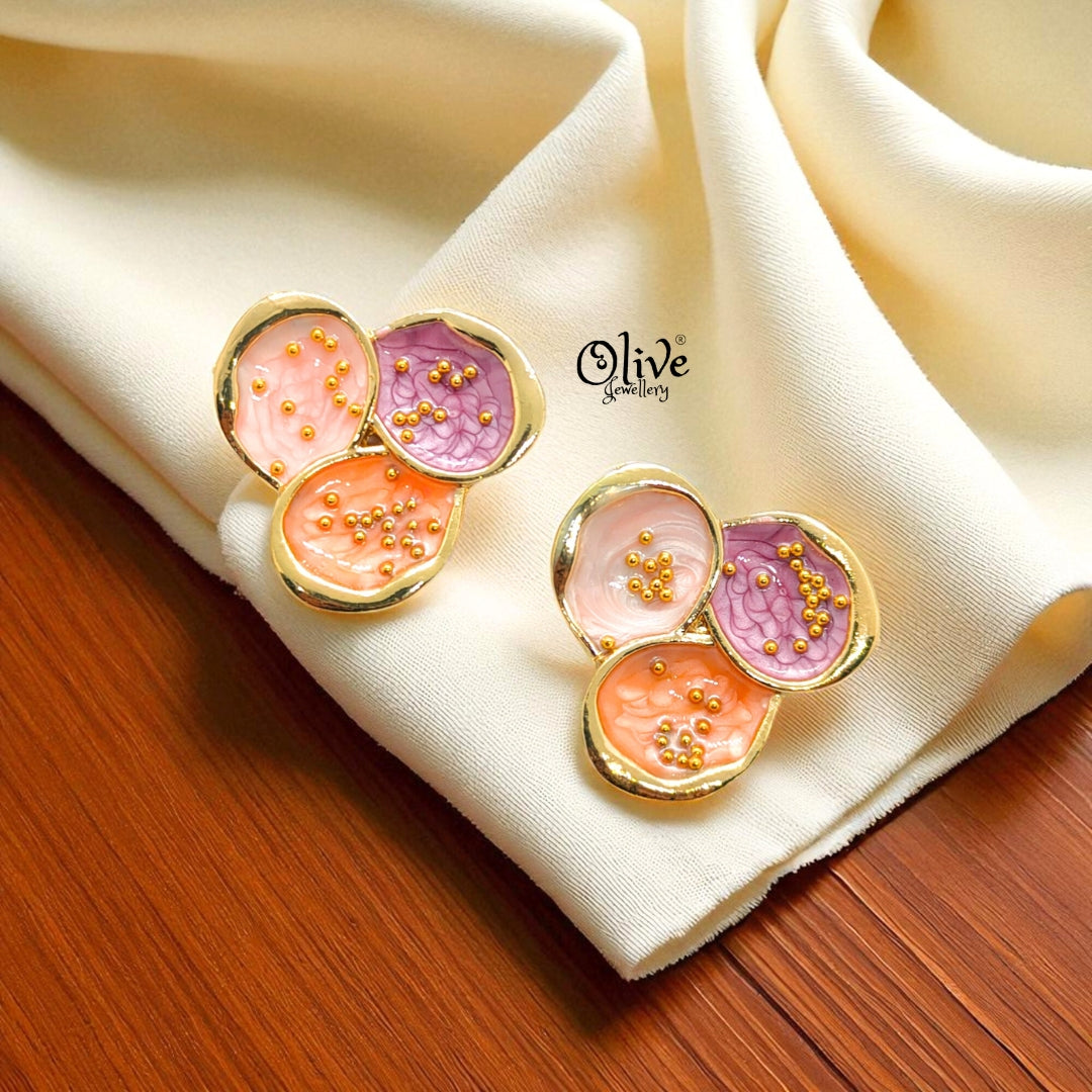 Enamel Earrings-1043