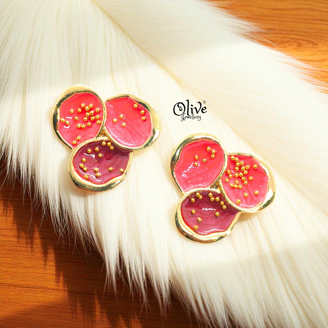Enamel Earrings-1043