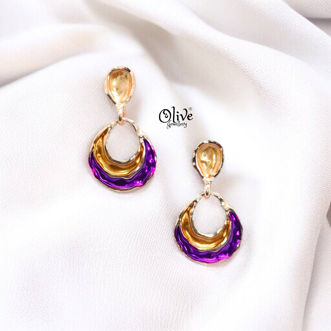 Enamel Earrings-1052