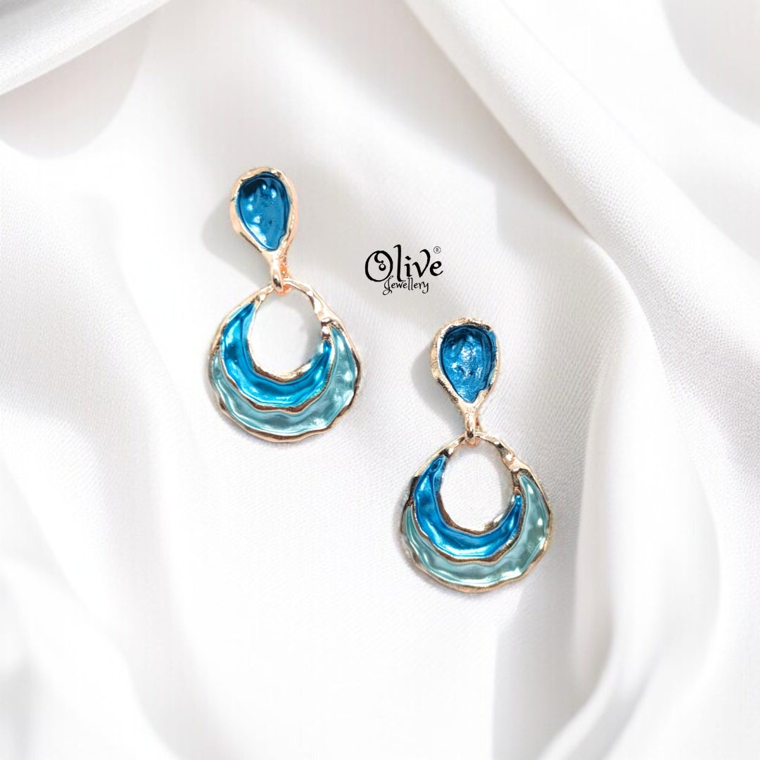 Enamel Earrings-1052