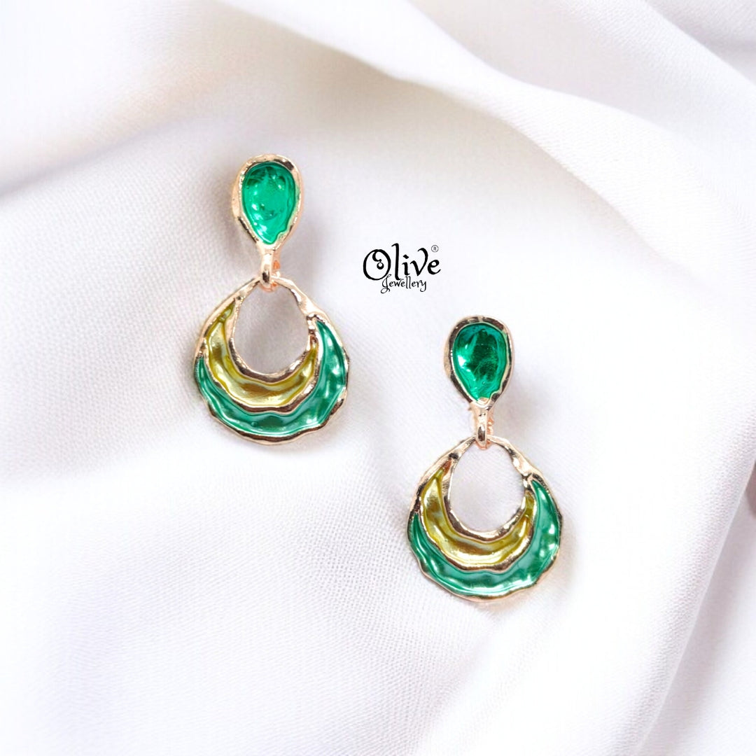 Enamel Earrings-1052
