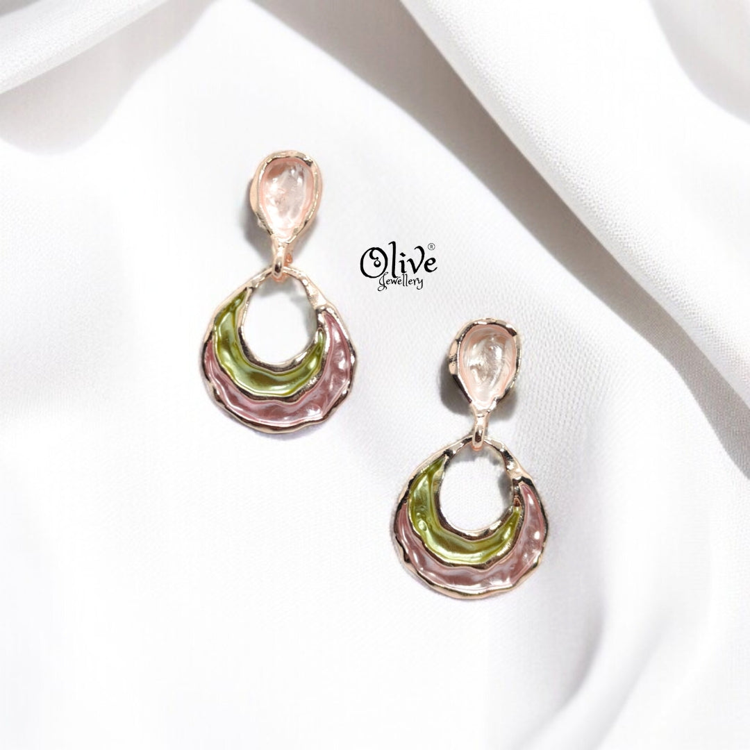 Enamel Earrings-1052