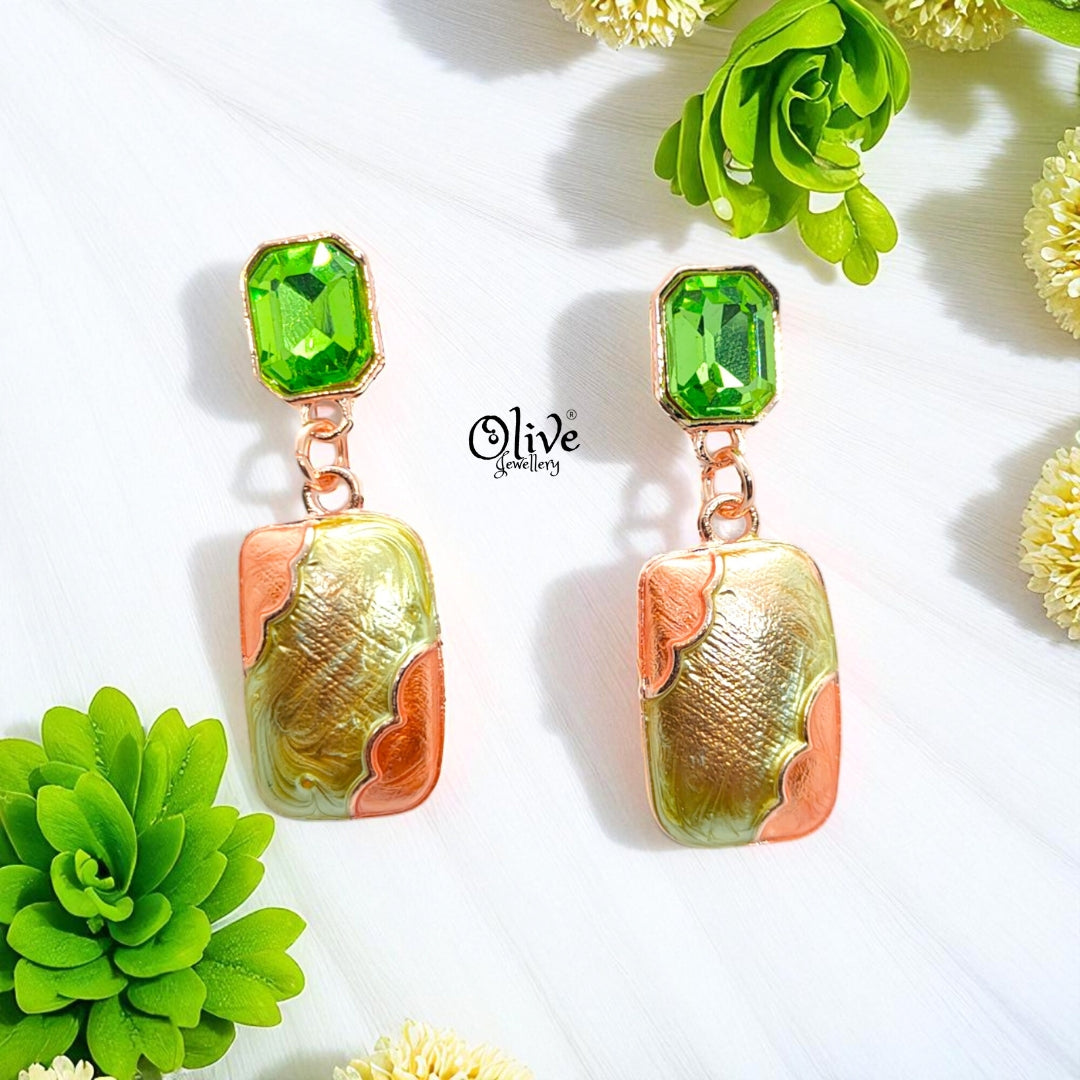 Enamel Earrings-1064