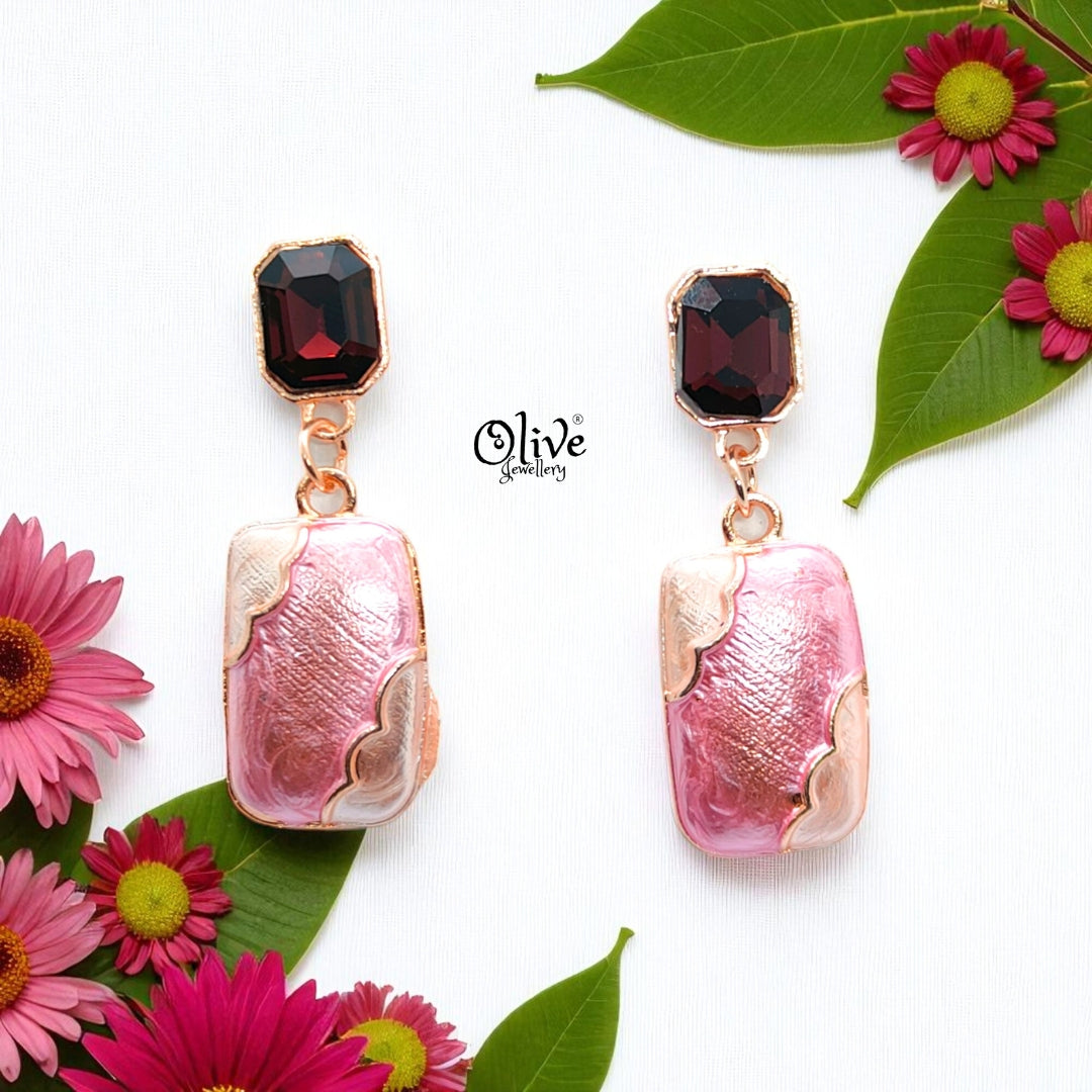 Enamel Earrings-1064