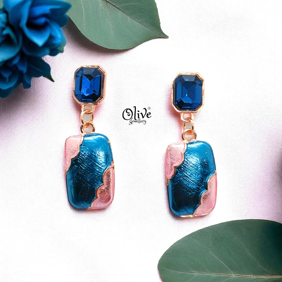 Enamel Earrings-1064