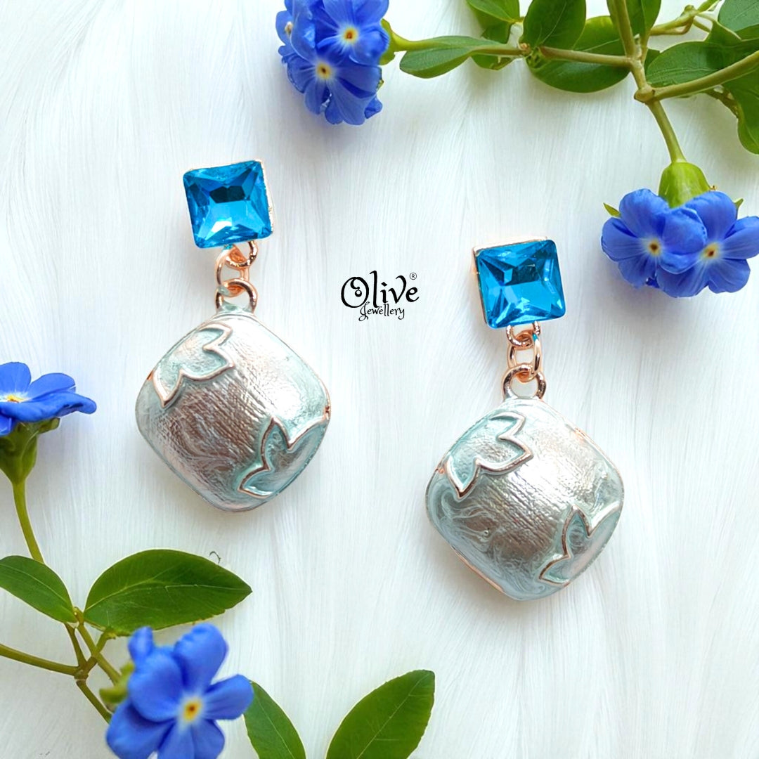 Enamel Earrings-1076