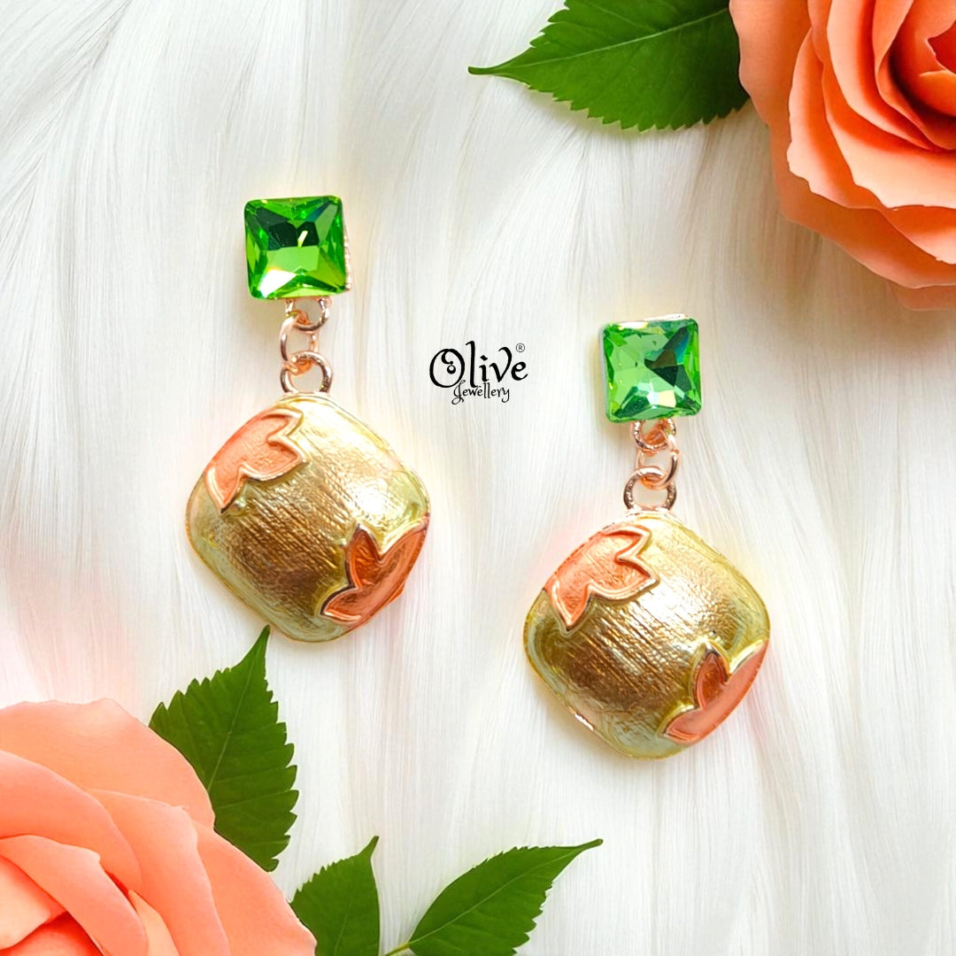 Enamel Earrings-1076
