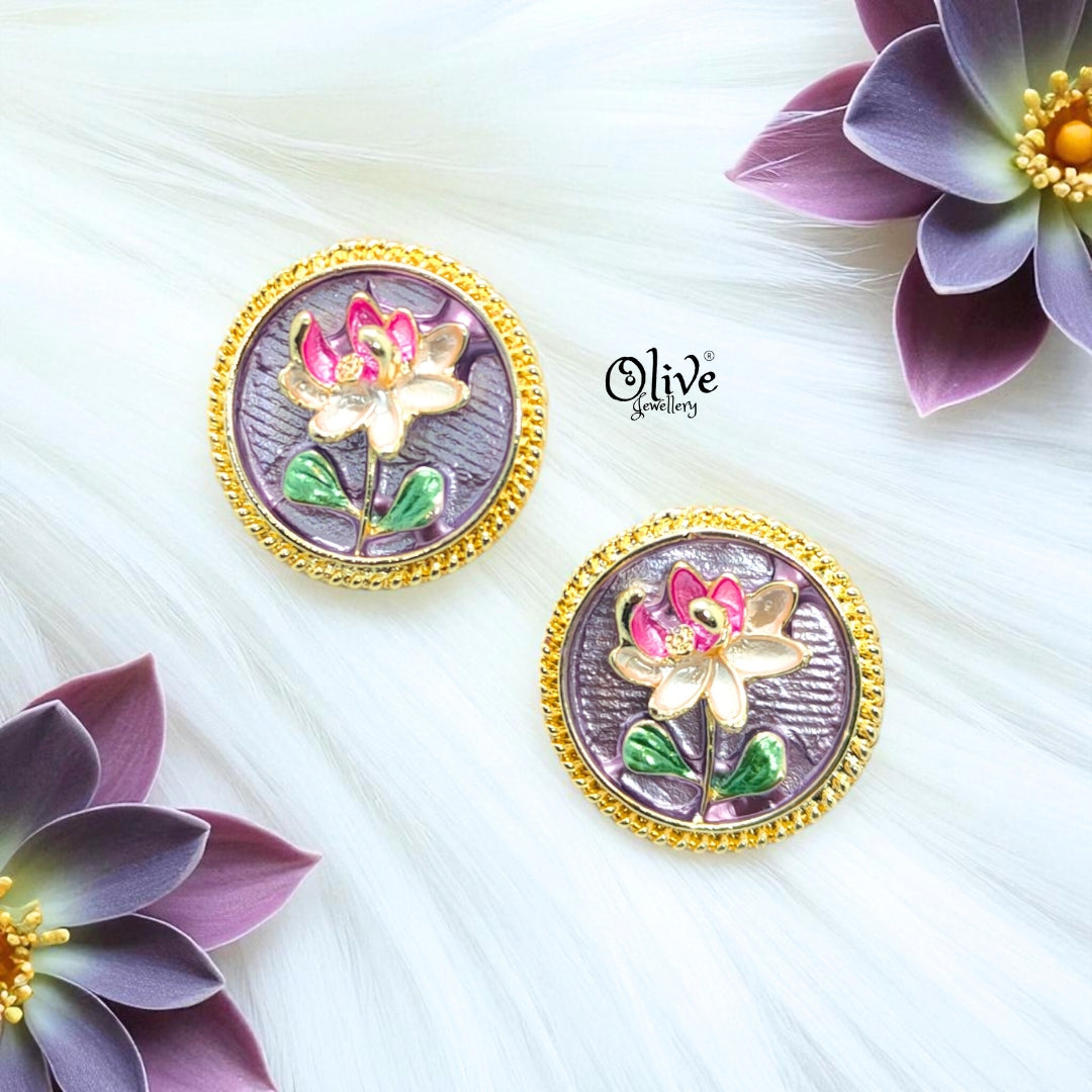 Enamel Earrings-1088