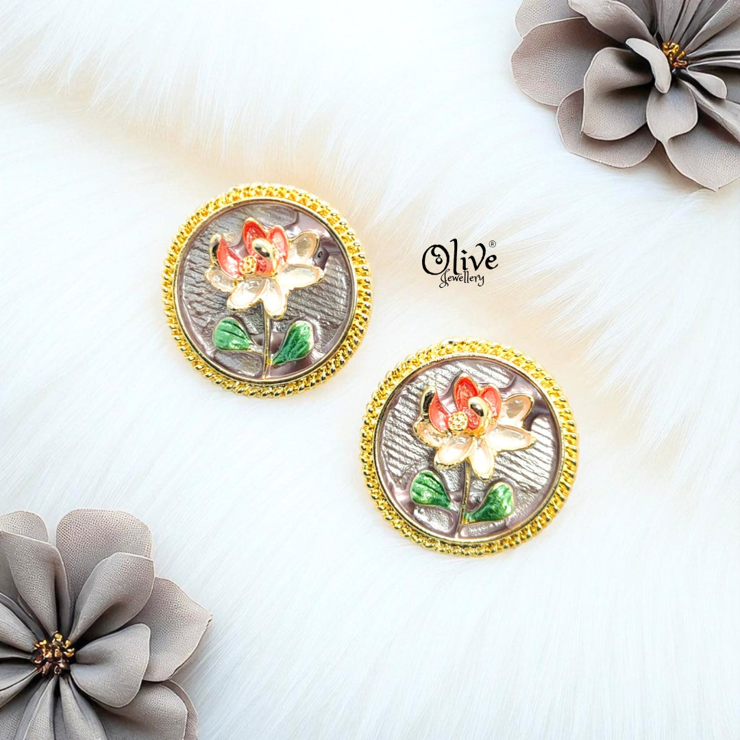 Enamel Earrings-1088