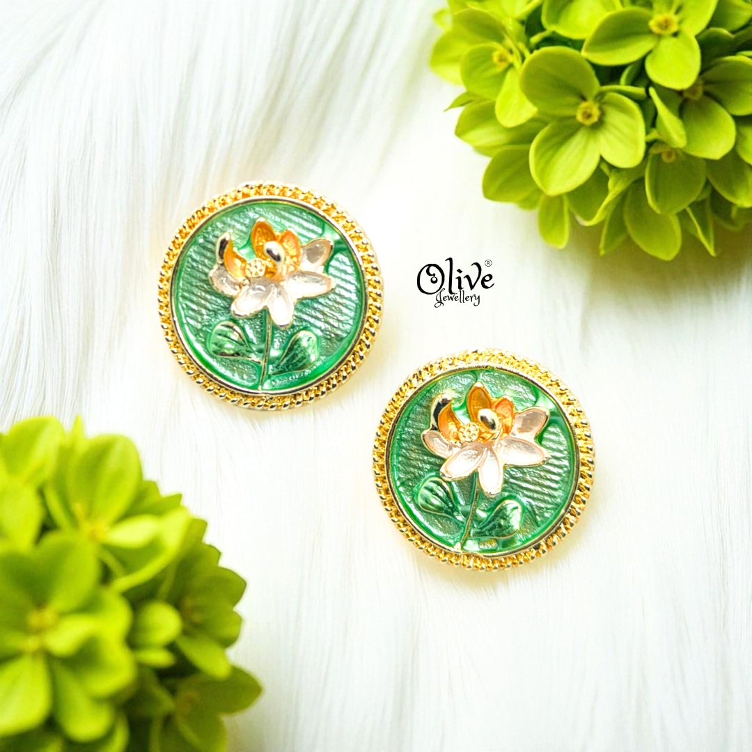 Enamel Earrings-1088