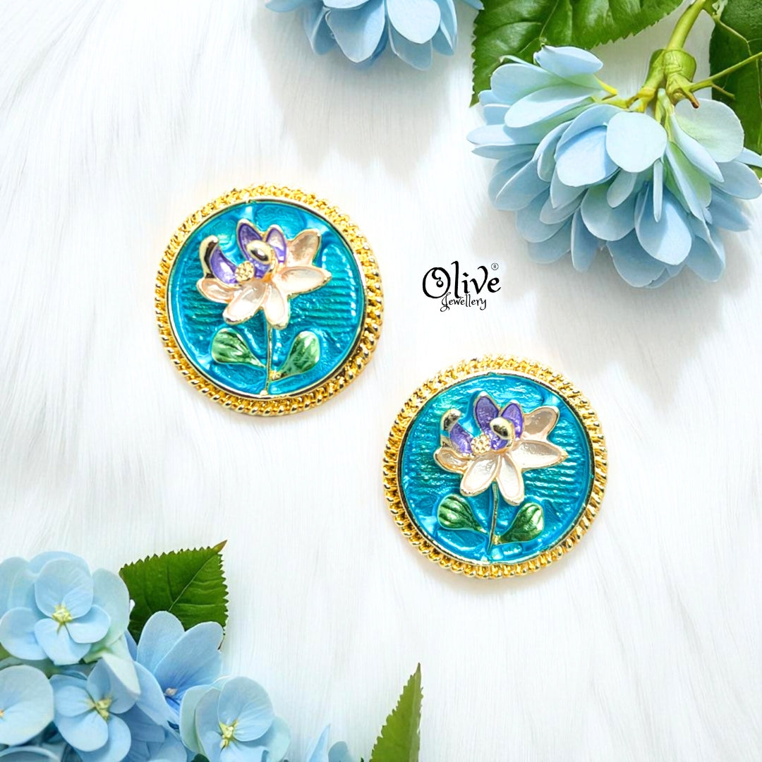 Enamel Earrings-1088