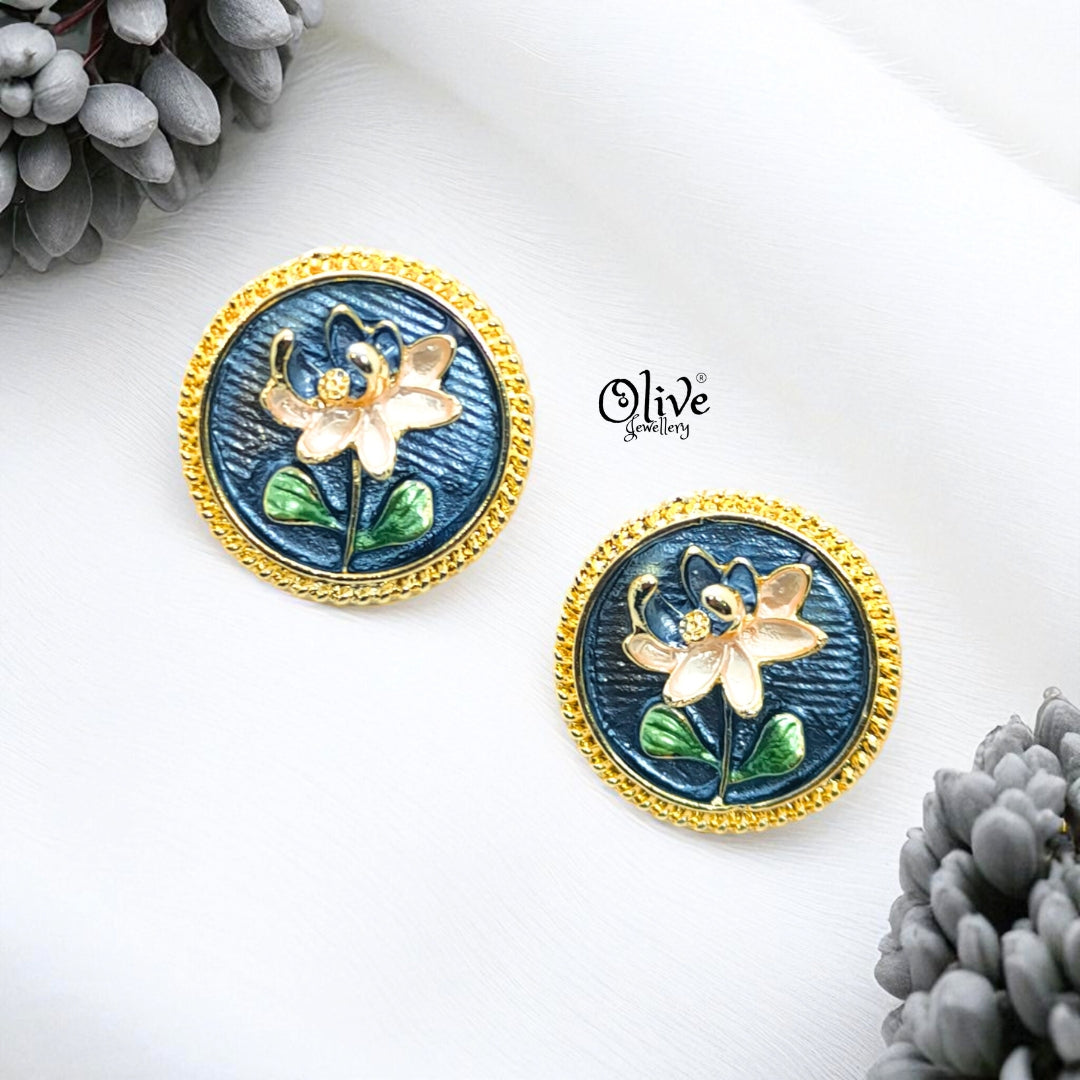 Enamel Earrings-1088