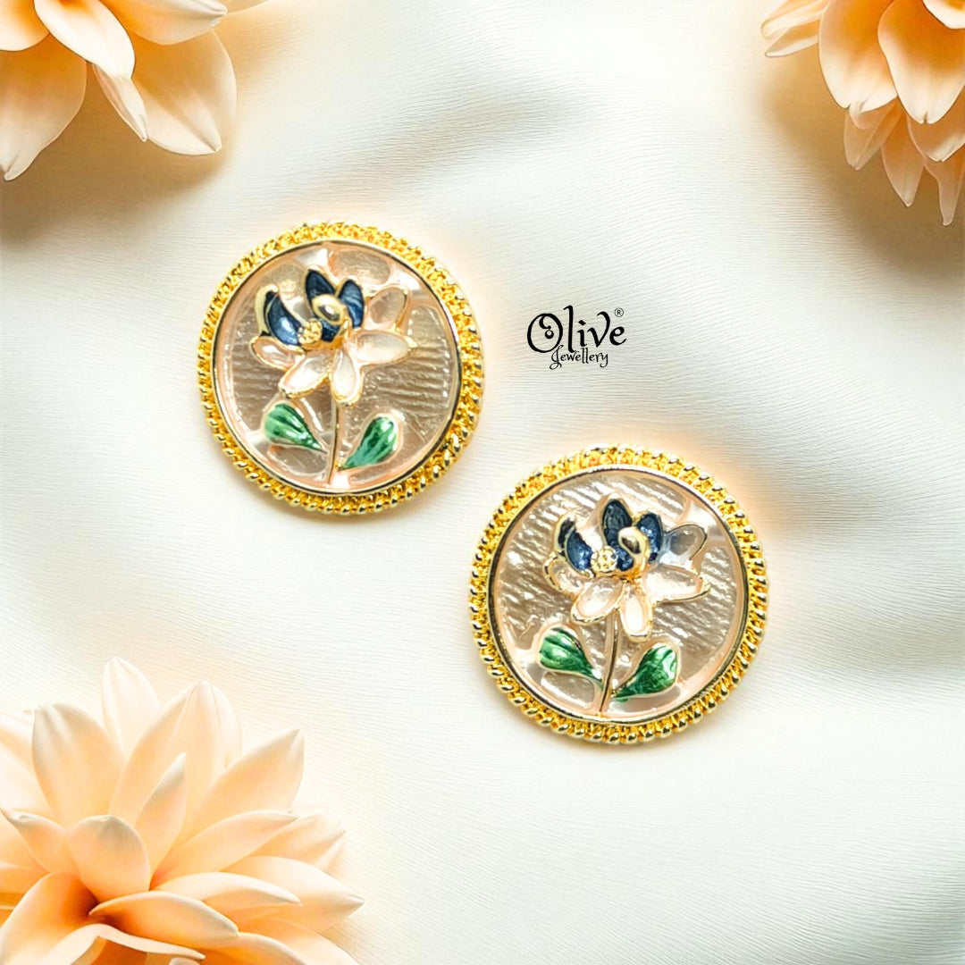 Enamel Earrings-1088