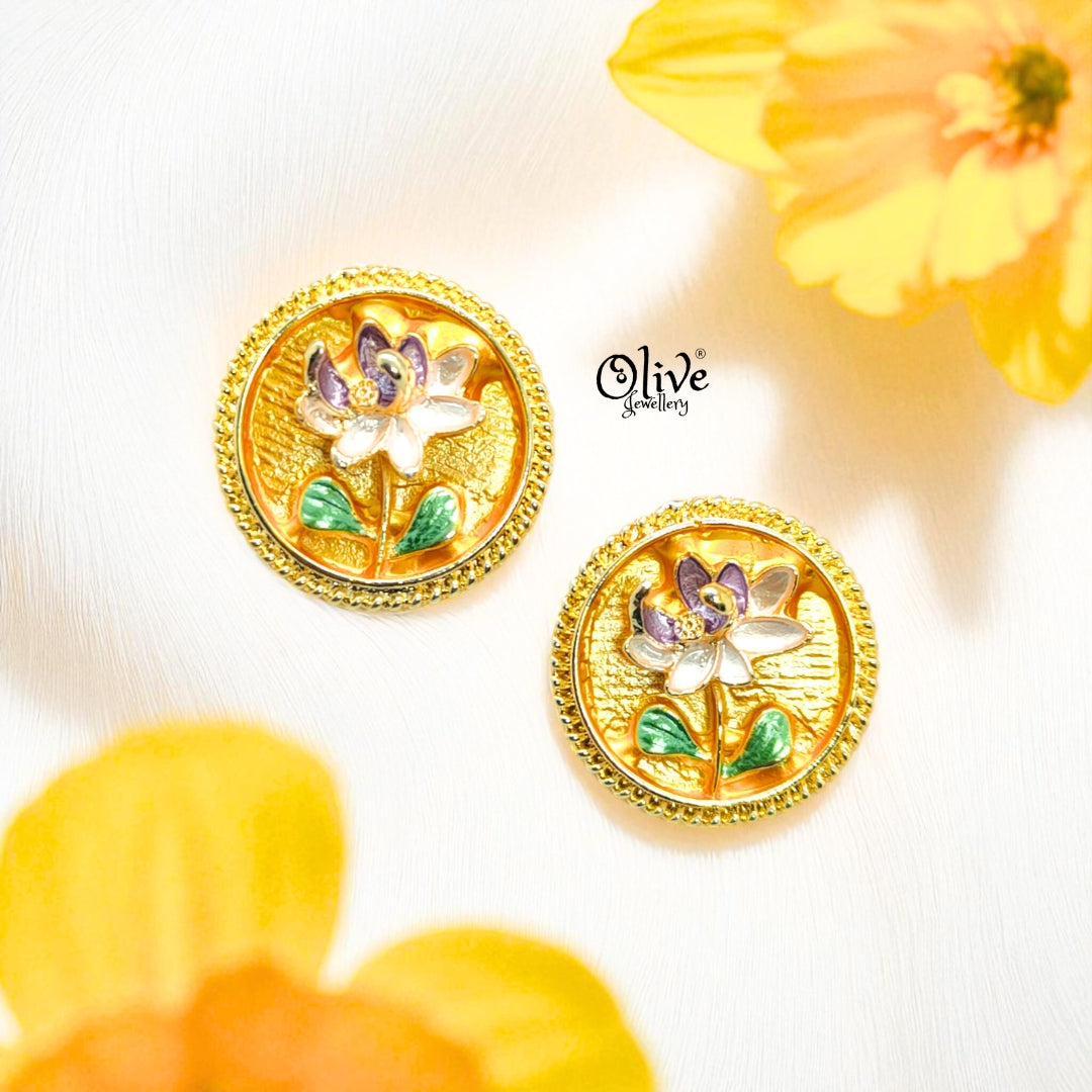 Enamel Earrings-1088