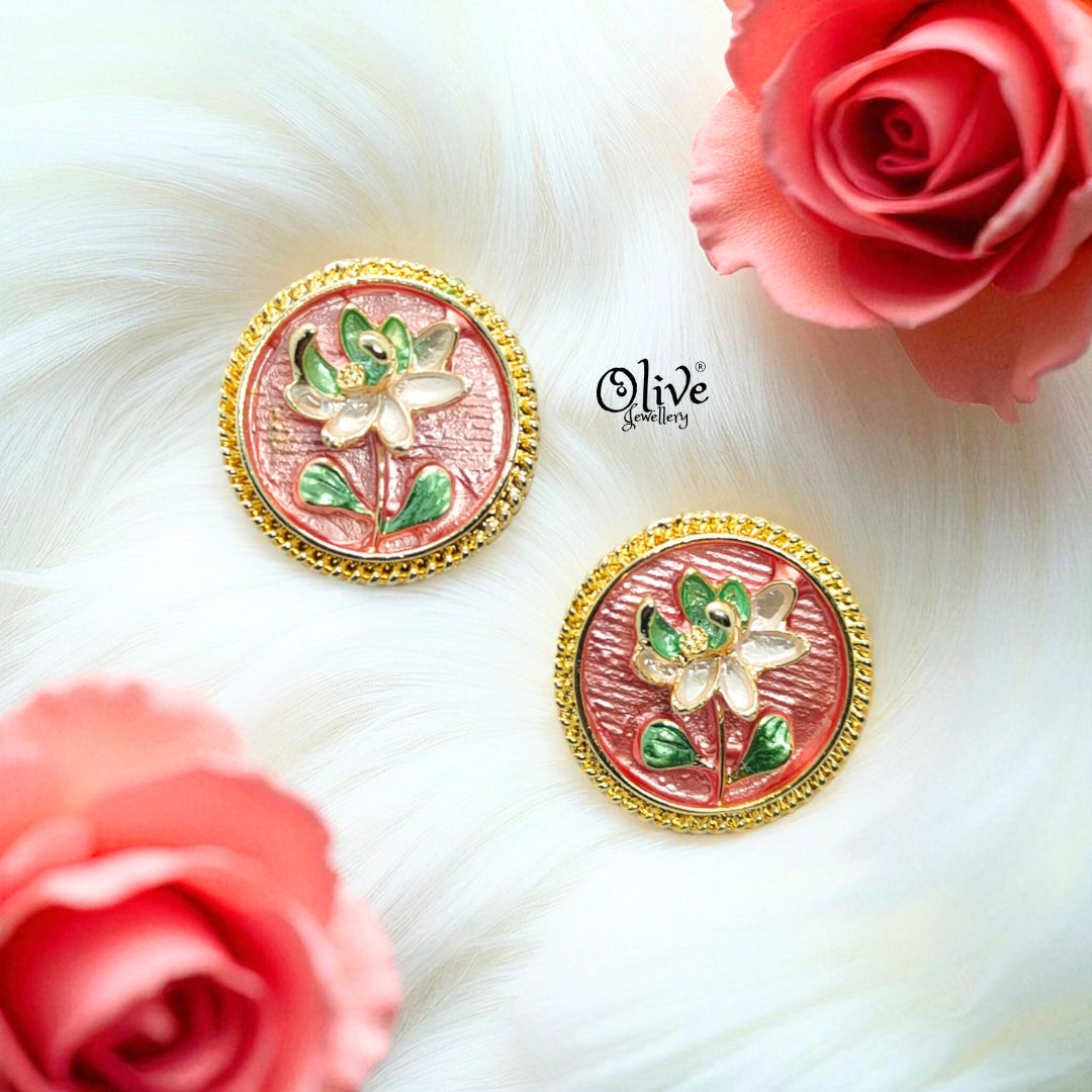 Enamel Earrings-1088