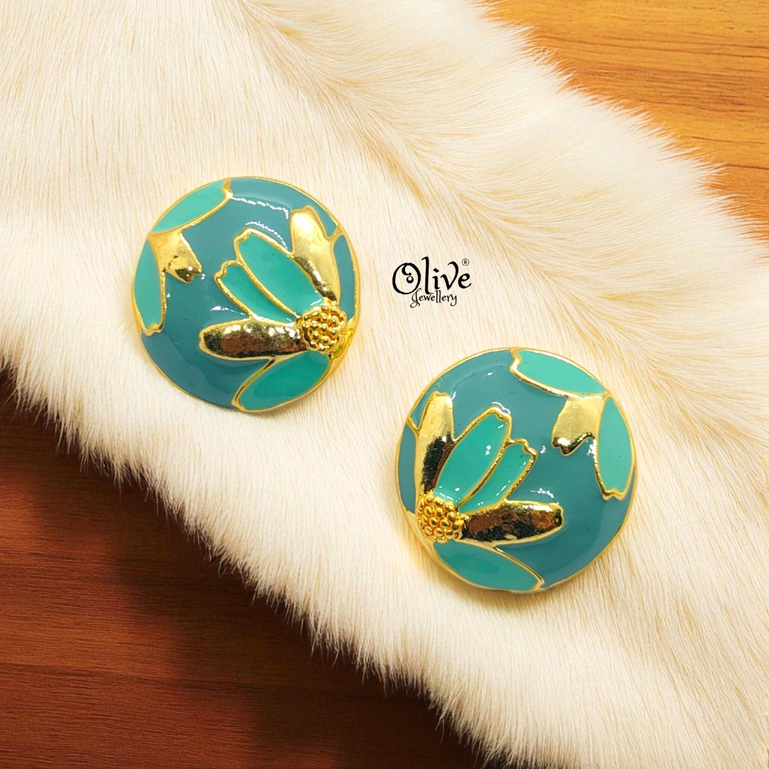 Enamel Earrings-1126