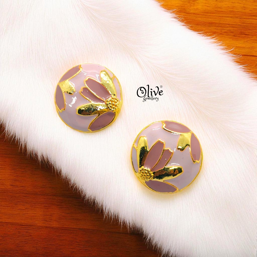 Enamel Earrings-1126