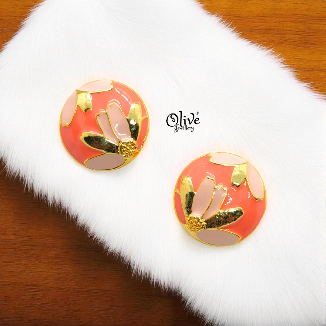 Enamel Earrings-1126