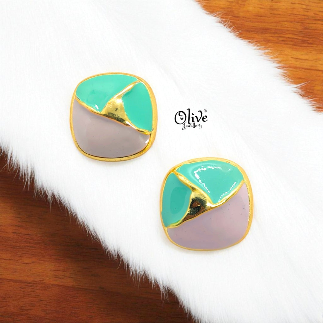 Enamel Earrings-1131