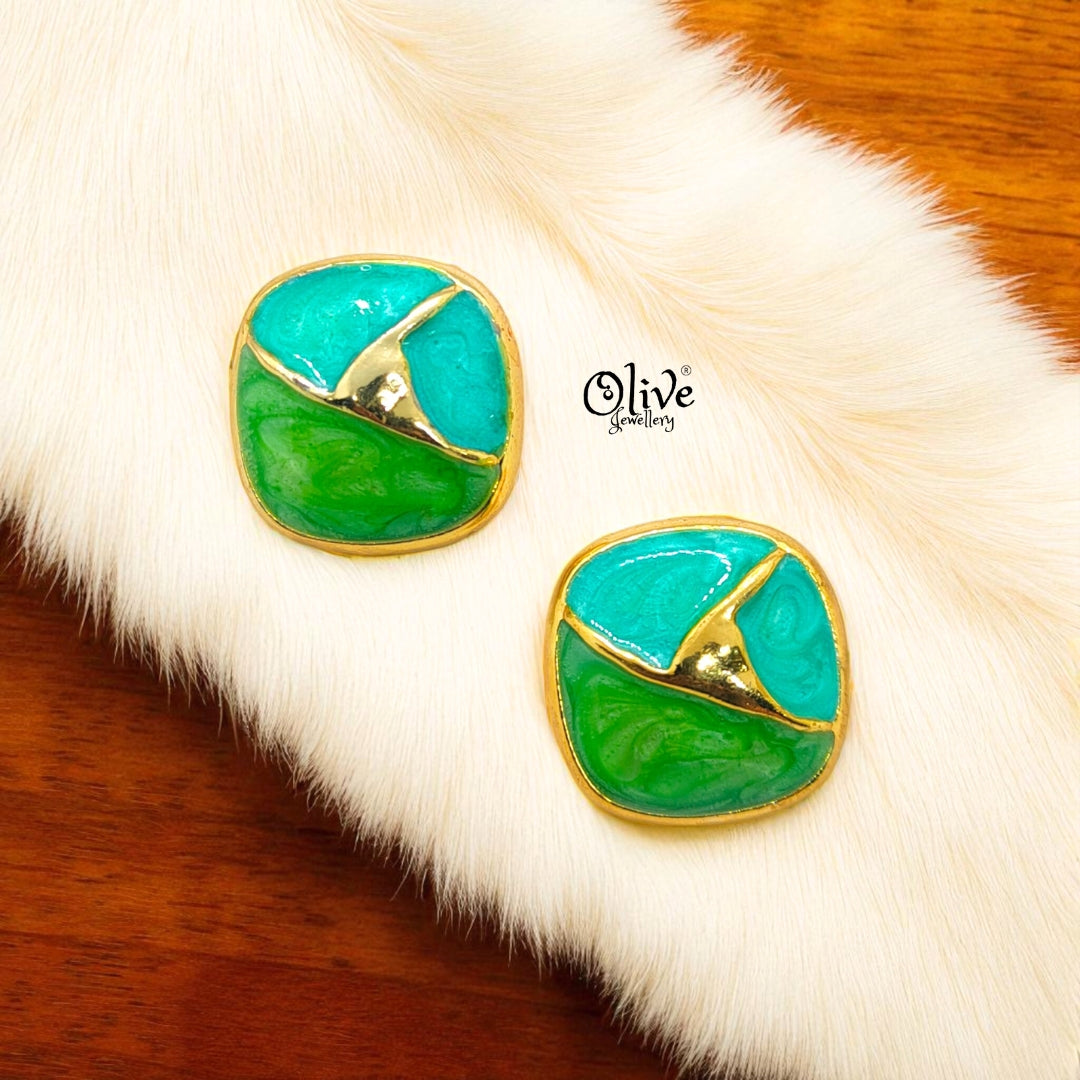 Enamel Earrings-1136