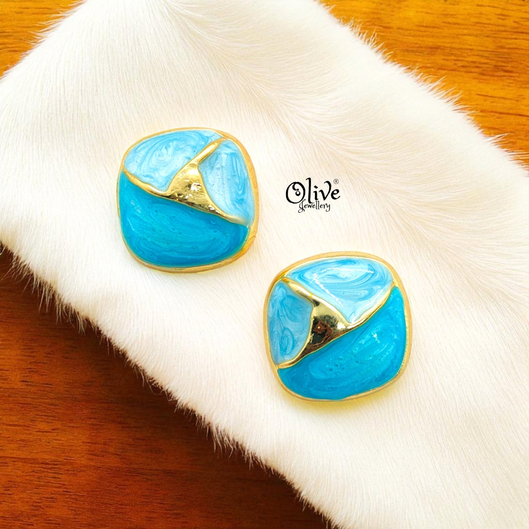 Enamel Earrings-1136