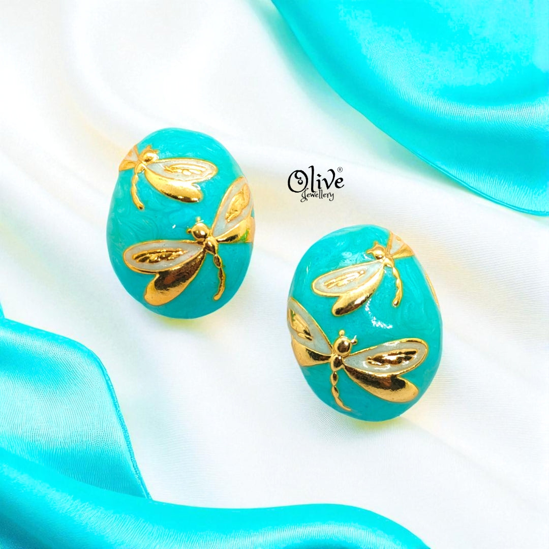Enamel Earrings-1142
