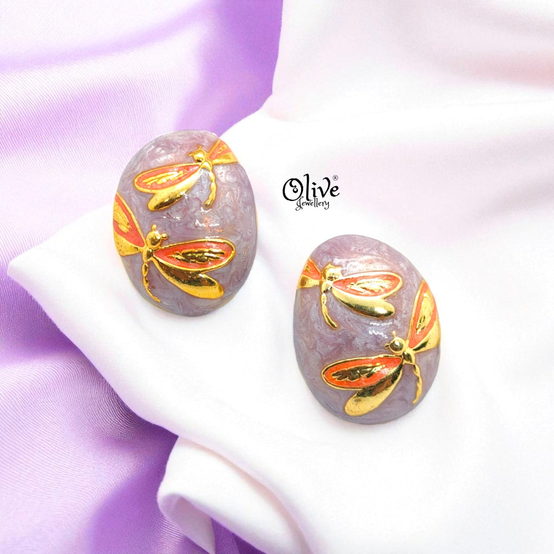 Enamel Earrings-1142