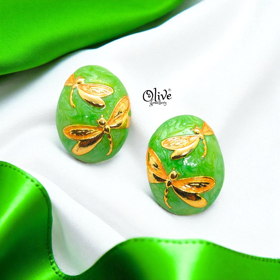 Enamel Earrings-1142